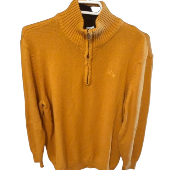 MANSWORLD mustard pullover size XL - Picture 1 of 9